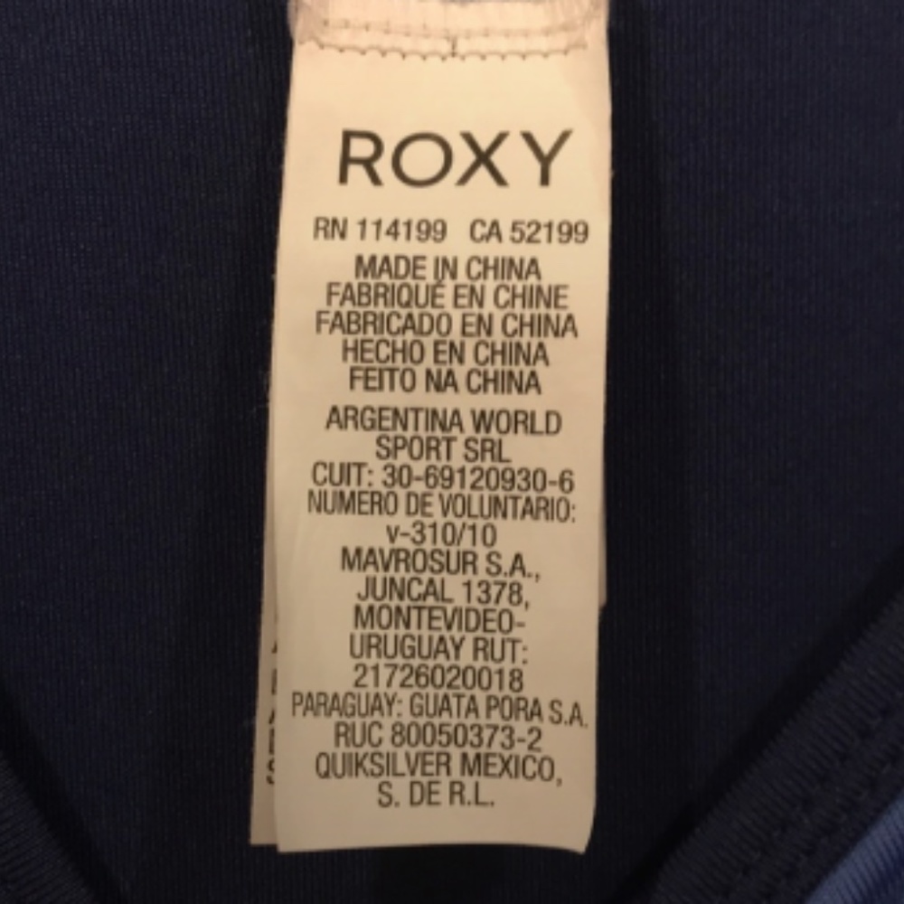 Roxy Girls Rash Guard (size Large) - Picture 3 of 4